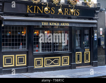 Das Kings Arms Public House, Polen Street, Soho, London, England, Großbritannien Stockfoto