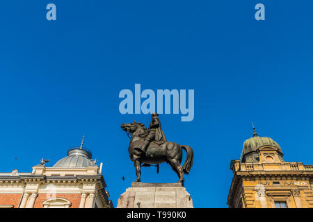 Die grunwald Denkmal in Krakau, Polen Stockfoto