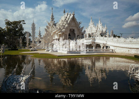 Wat Rong Khun Tempel, Chiang Rai, Thailand Stockfoto