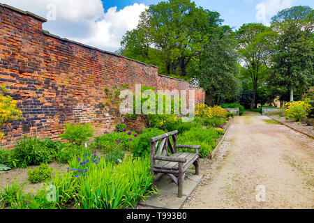 Wortley Hall Mansion und Gärten in Yorkshire, Großbritannien Stockfoto