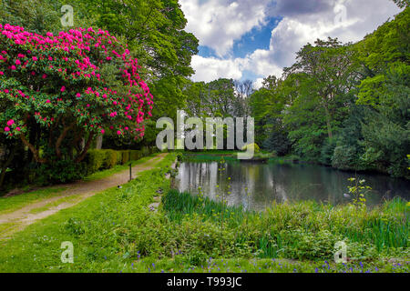 Wortley Hall Mansion und Gärten in Yorkshire, Großbritannien Stockfoto