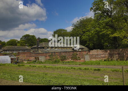 Wortley Hall Mansion und Gärten in Yorkshire, Großbritannien Stockfoto