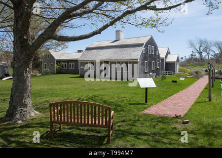 Die historische Joseph Atwood (1720-1795) Haus (1752). Das älteste Haus, heute ein Museum in Chatham, Massachusetts Auf Cape Cod Stockfoto