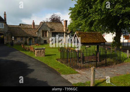 Die almonry Museum, Heritage Center andTourist Information Center in der cotswold Village von Evesham, England, Vereinigtes Königreich, Europa Stockfoto