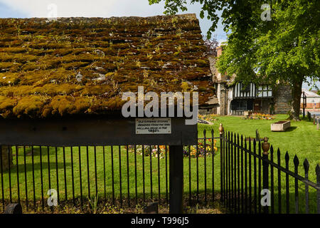 Die almonry Museum, Heritage Center andTourist Information Center in der cotswold Village von Evesham, England, Vereinigtes Königreich, Europa Stockfoto