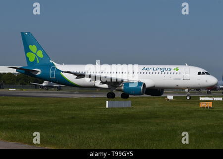 AER LINGUS AIRBUS A320-200 DER FLUGGESELLSCHAFT im neuen Gewand. Stockfoto