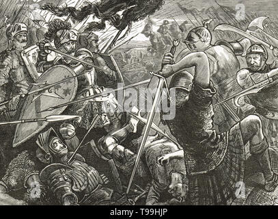 Der Schlacht von Flodden, 9. September 1513 Stockfoto