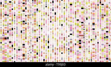 Viele Mosaik Quadrate Rosa, Pastell rosa und schwarz gefärbt. Wiederholbare nahtlose grafische Muster für Plaid, Postkarte, Digitaldruck, Tapeten, Te Stockfoto