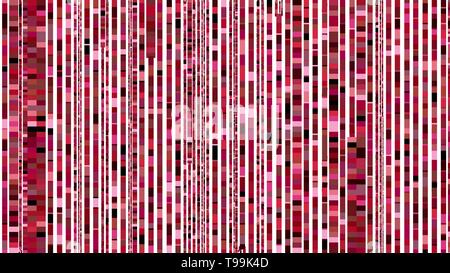 Viele Mosaik Quadrate dunkel mäßiger Rosa und sehr dunkel Rot gefärbt. Wiederholbare nahtlose grafische Muster für Plaid, Postkarte, Digitaldruck, Tapeten Stockfoto