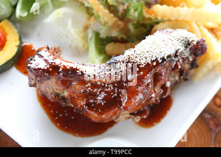 BBQ Ribs Stockfoto