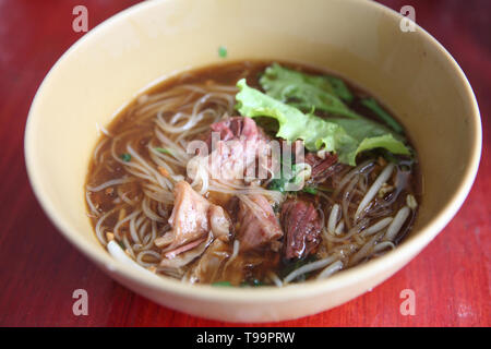 Rindfleisch Nudel Stockfoto