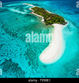 Wirklich erstaunlich Insel Cresta de Gallo, Philippinen Stockfoto