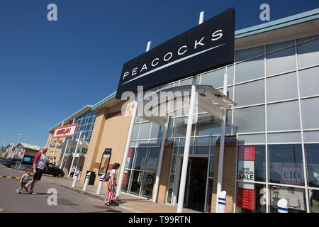 Glamorgan Vale Retail Park, Llantrisant Stockfoto