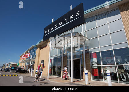 Glamorgan Vale Retail Park, Llantrisant Stockfoto