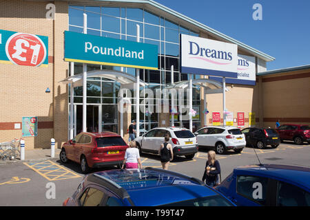 Glamorgan Vale Retail Park, Llantrisant Stockfoto