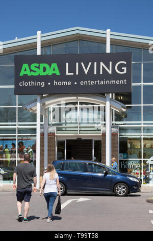 Glamorgan Vale Retail Park, Llantrisant Stockfoto