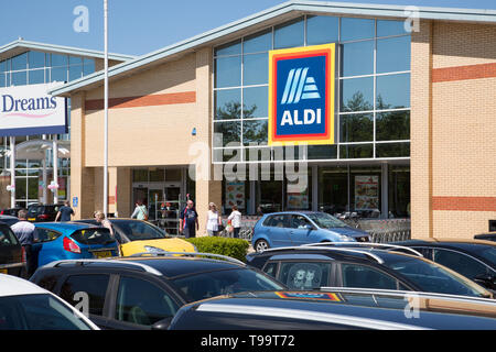 Glamorgan Vale Retail Park, Llantrisant Stockfoto