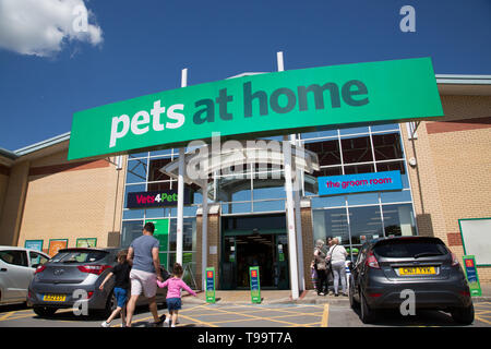 Glamorgan Vale Retail Park, Llantrisant Stockfoto