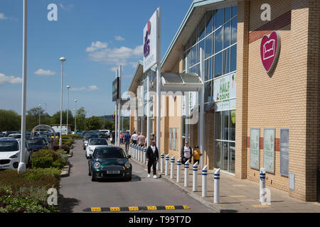 Glamorgan Vale Retail Park, Llantrisant Stockfoto