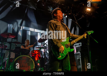 Stiff Little Fingers Live in Glasgow Barrowland 16 März 2019 als Teil der St. Patricks Wochenende zeigt Stockfoto