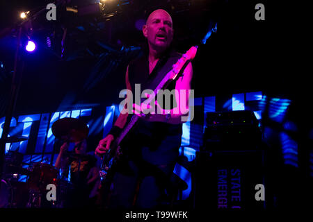 Stiff Little Fingers Live in Glasgow Barrowland 16 März 2019 als Teil der St. Patricks Wochenende zeigt Stockfoto