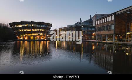 Der Universität von Nottingham ist eine öffentliche Forschungseinrichtung an der Universität in Nottingham, Vereinigtes Königreich. Universität Nottingham Jubilee Campus. Stockfoto