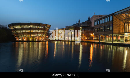 Der Universität von Nottingham ist eine öffentliche Forschungseinrichtung an der Universität in Nottingham, Vereinigtes Königreich. Universität Nottingham Jubilee Campus. Stockfoto