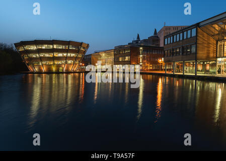 Der Universität von Nottingham ist eine öffentliche Forschungseinrichtung an der Universität in Nottingham, Vereinigtes Königreich. Universität Nottingham Jubilee Campus. Stockfoto