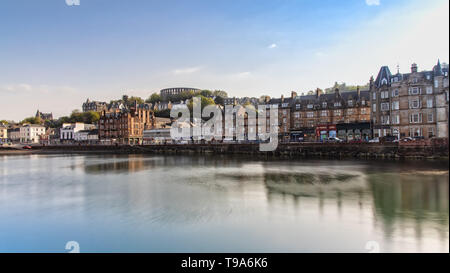 Einen malerischen Blick über Oban in Schottland Stockfoto