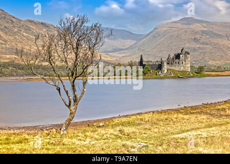 Kilchurn Castle am Loch Awe in den Highlands von Schottland Stockfoto