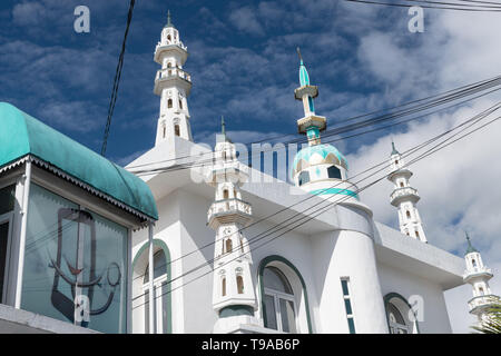 Masjid Ronaq Ul Islam Moschee in Grand Baie, Mauritius. Stockfoto