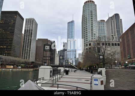 Trump International Hotel & Tower in Chicago, Illinois, USA Stockfoto