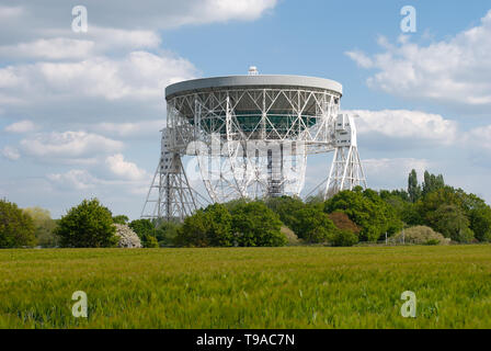 Lovell Radioteleskop Jodrell Bank Stockfoto