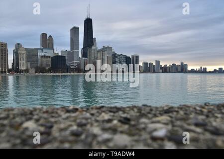 Iconic Blick auf Chicago, Illinois, USA Stockfoto