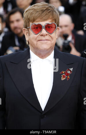 Elton John die Teilnahme an der "Rocketman" Premiere während der 72Nd Cannes Film Festival im Palais des Festivals am 16. Mai 2019 in Cannes, Frankreich | Verwendung weltweit Stockfoto