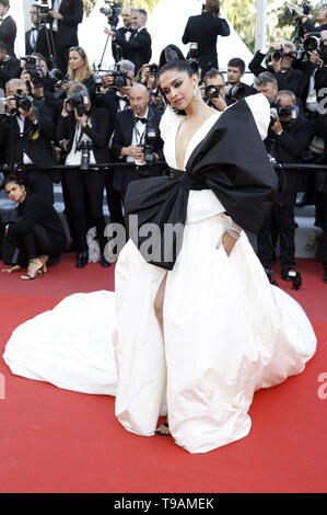 Deepika Padukone die Teilnahme an der "Rocketman" Premiere während der 72Nd Cannes Film Festival im Palais des Festivals am 16. Mai 2019 in Cannes, Frankreich | Verwendung weltweit Stockfoto