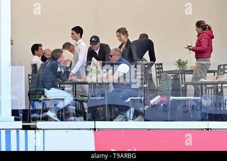 17.05.2019. LONGINES - Champions Tour Gran Premio Villa de Madrid y Copa de S.M. El Rey. Foto: Ambiete Cordon drücken Sie Stockfoto