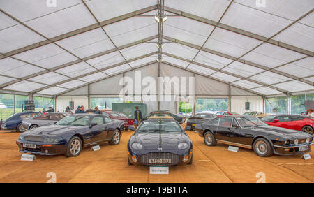 Die Wormsley Immobilien, Stokenchurch, UK. 18. Mai 2019. 20. Jahrestag Ausgabe von Bonhams jährliche Verkauf gewidmet und Aston Martin Lagonda findet am 19. Mai 2019. Credit: Malcolm Park/Alamy Leben Nachrichten. Stockfoto