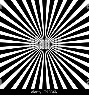 Starburst, sunburst Hintergrund. Radial, kreisförmigen Linien. Strahlen, Balken burst Element Stock Vektor