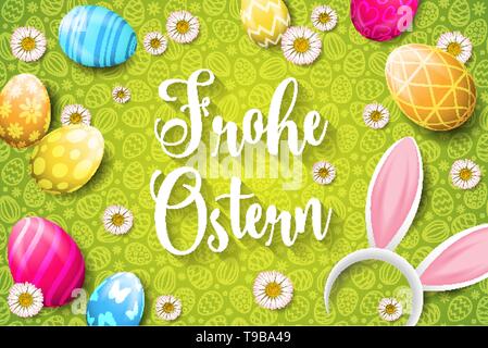 Frohe Ostern Hintergrund Stock Vektor