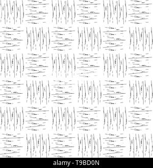 Nahtlos wiederholbaren Muster mit Quadrate von Grunge, sketchy Linien Stock Vektor