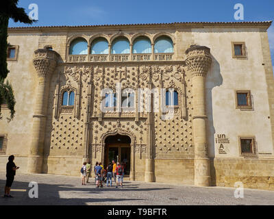 Jabalquinto Palast (Palacio de Jabalquinto). Baeza, Jaén, Andalusien, Spanien. Stockfoto