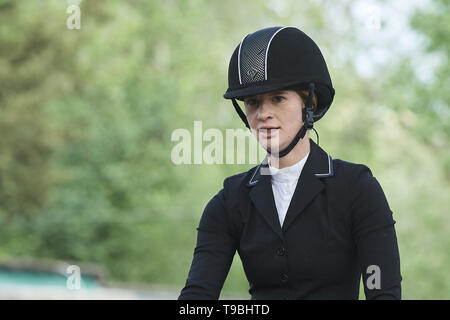 Mai 17, 2019 - Madrid, Madrid, Spanien - Jennifer Gates besucht Longines Global Champions Tour 2019 Madrid Tag 1 im Club de Campo Villa de Madrid am 17. Mai 2019 in Madrid, Spanien (Bild: © Jack Abuin/ZUMA Draht) Stockfoto