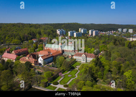 Antenne: Oliwa Park in Sopot, Polen Stockfoto