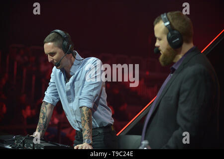 Blast Pro Series Miami eSport Turnier gehalten an Watsco Center Mit: Henry Greer, Anders Blume Wo: Coral Gables, Florida, United States Wenn: 14 Apr 2019 Credit: Johnny Louis/WENN.com Stockfoto
