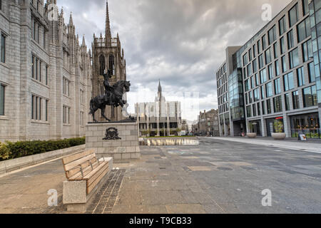 Außen am Marischal College in Aberdeen, Schottland Stockfoto