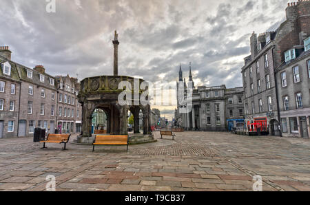 Mercat Cross in Aberdeen, Schottland Stockfoto