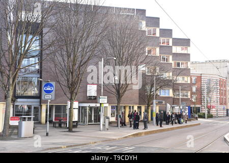 Nottingham Trent University ist eine öffentliche Forschungseinrichtung an der Universität in Nottingham, England. Stockfoto