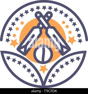 Kricket award vector Zeichen icon-Vektor cricket Award Symbol Stock Vektor