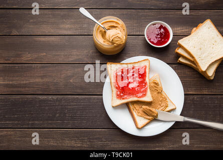 Traditionelle amerikanische Frühstück Konzept Stockfoto